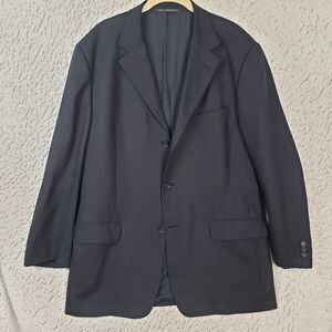 Ermenegildo Zegna Soft Blazer Mens 44R Charcoal Boardroom Corpcore Luxe 44x33